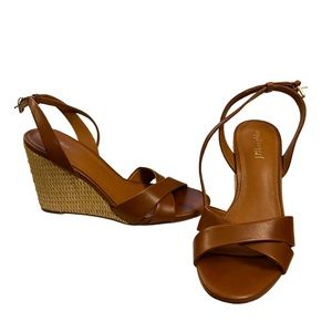 Wedge sandals, size 7